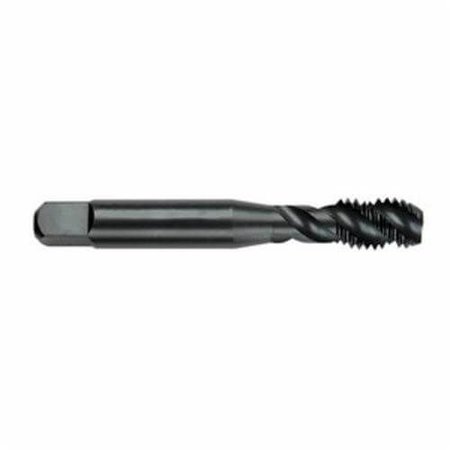 ONYX Spiral Flute Tap, Series 2102, Imperial, UNC, 1213, SemiBottoming Chamfer, 3 Flutes, HSS, Steam 34765